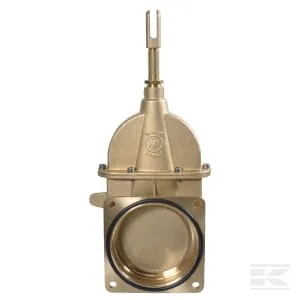 Mosazná šoupátka s přírubou