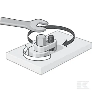 Vyvrtávač podpěrných čepů