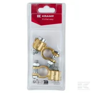 Výstavní balení - matice a šrouby koncovek kabelů baterií