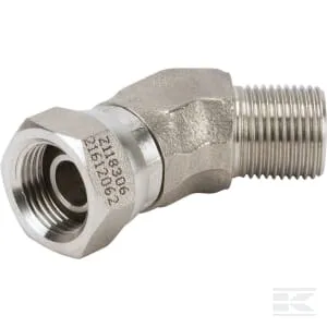 Vsuvky a šroubení 45°, nerezová ocel