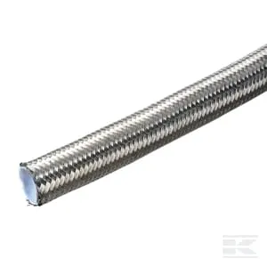 Hadice z PVC s opláštěním z ušlechtilé oceli