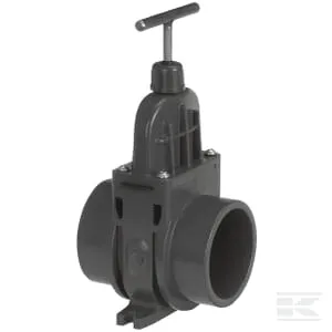 Náhradní díly šoupátka z PVC s pouzdrem, s výkresem